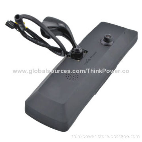 Rear-view Mirror DVR, FHD 1,080P, GPS/GSM Tracker, Geo-fence (Crossing) Alarm, Remote Monitoring